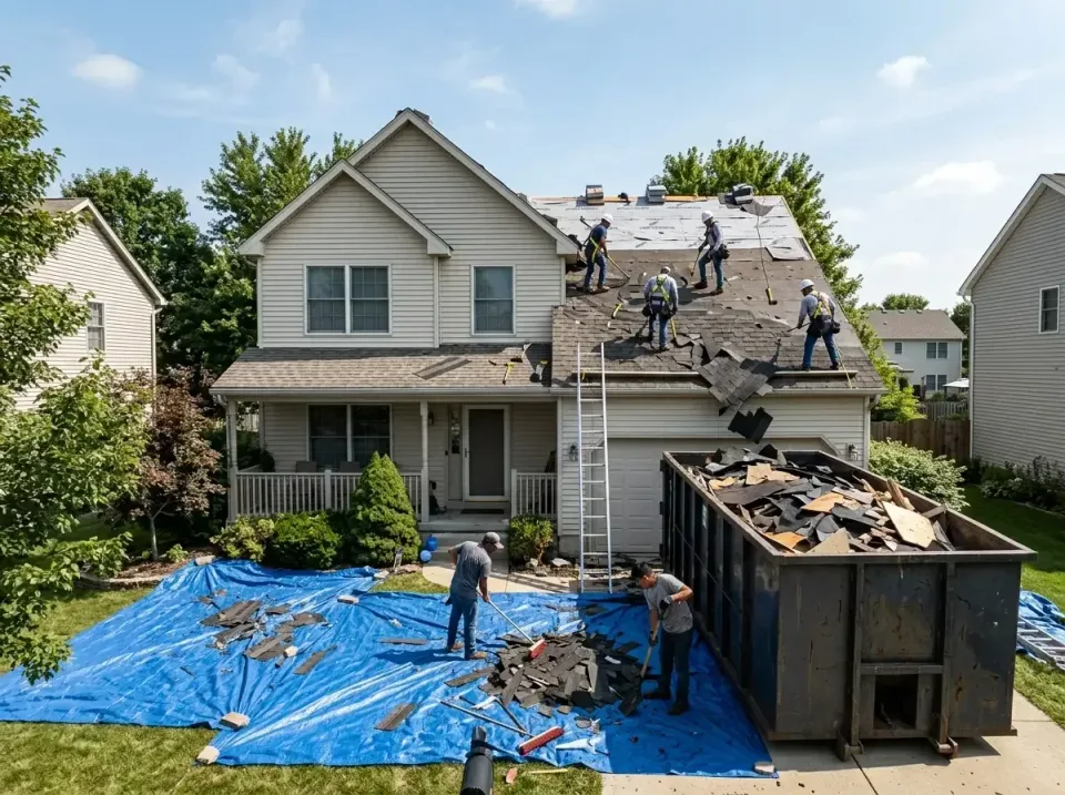 roof-replacement-debris-remova-004 — frequently asked questions, Cheapest Dumpster Rentals in Kensington, MD